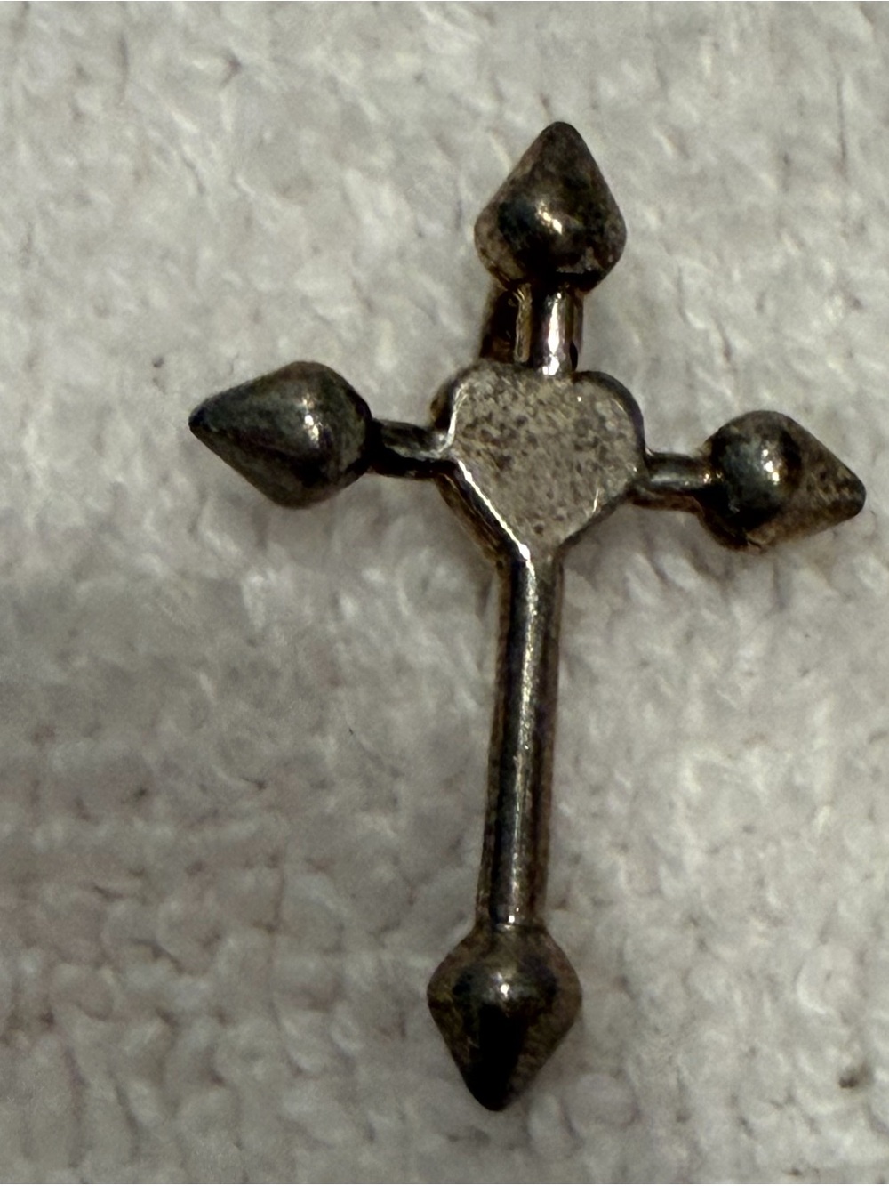 Mignon Faget Silver Cross Pendant